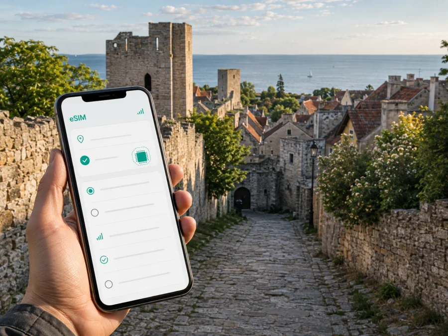 Visby için eSIM: mobil internet rehberi