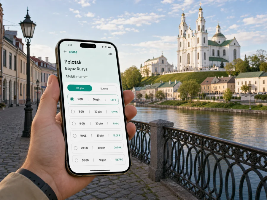 Polotsk eSIM: mobil internet ve bağlantı rehberi