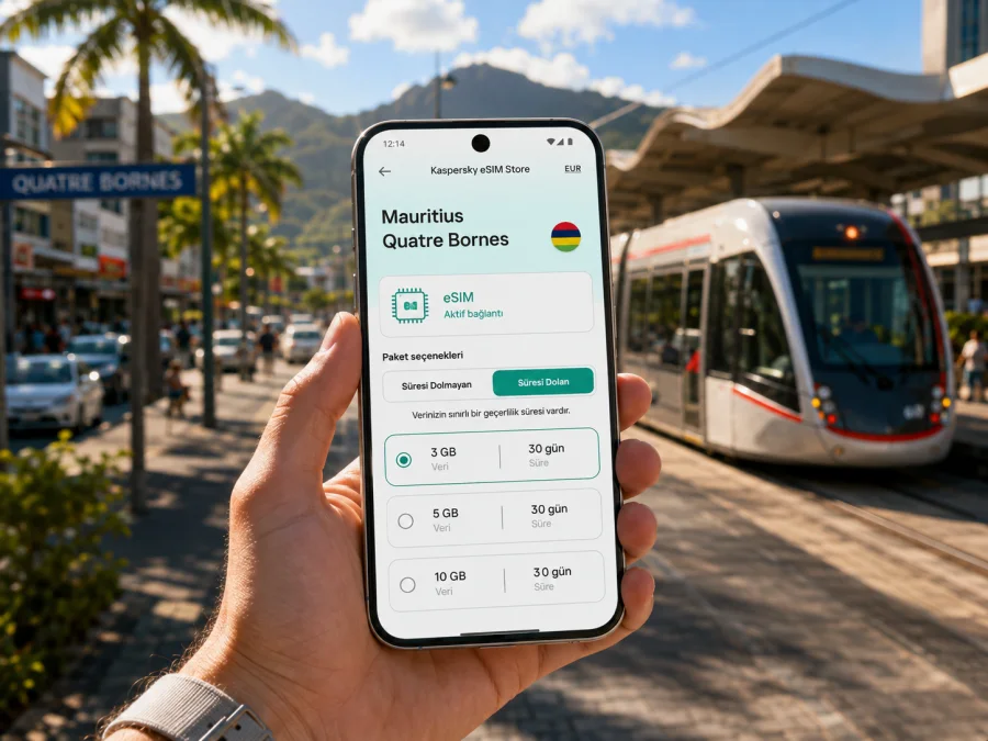 Quatre Bornes eSIM | Mauritius'ta Mobil İnternet