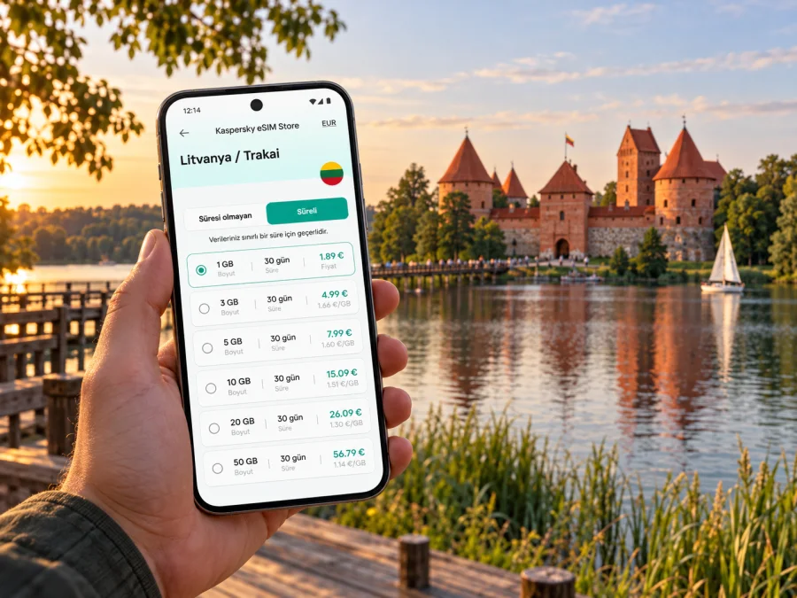 Trakai eSIM: Litvanya’da mobil internet rehberi