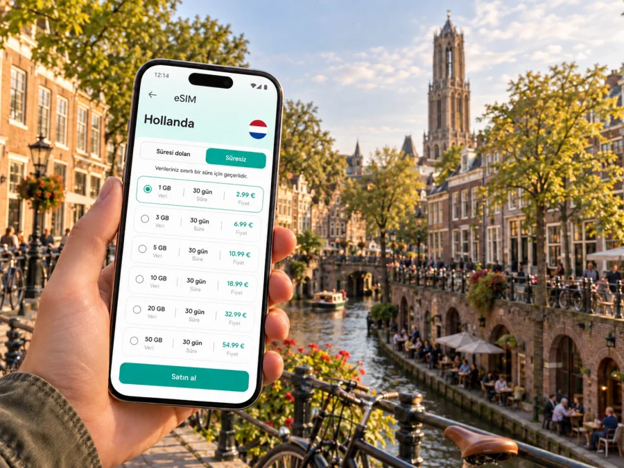 Utrecht eSIM: Hollanda’da Mobil İnternet Rehberi