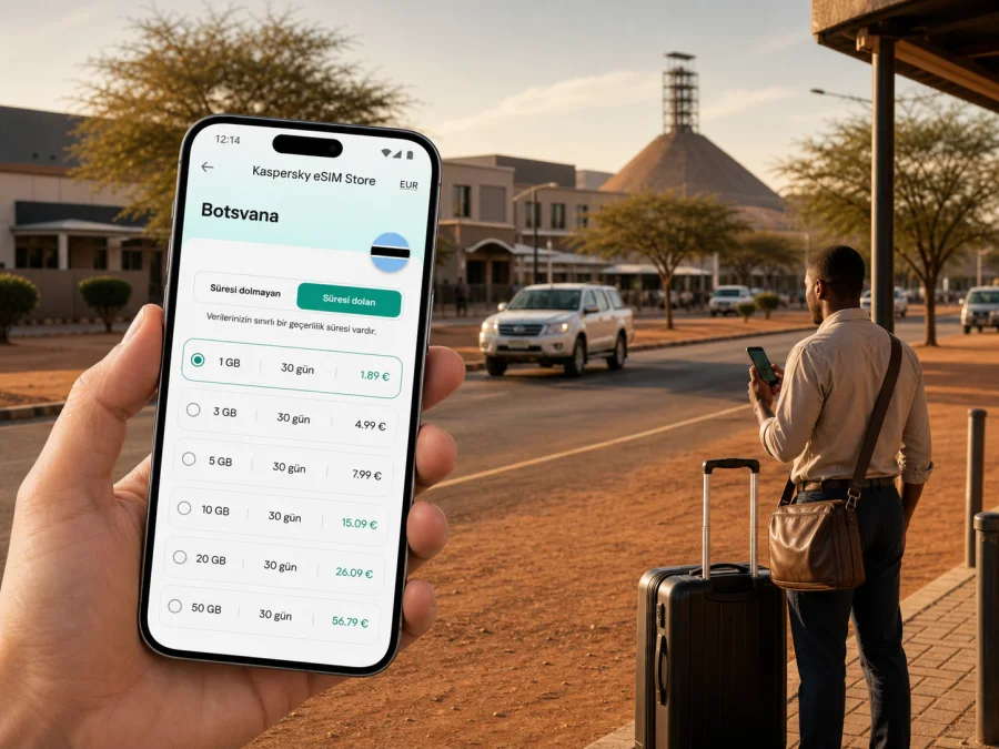 Jwaneng eSIM: mobil internet rehberi