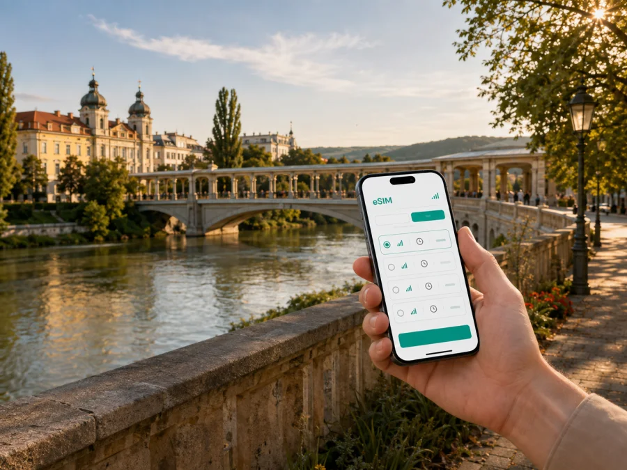 Piestany eSIM: mobil internet ve şehir rehberi