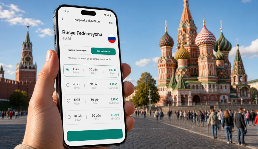 Rusya Federasyonu eSIM: mobil internet rehberi