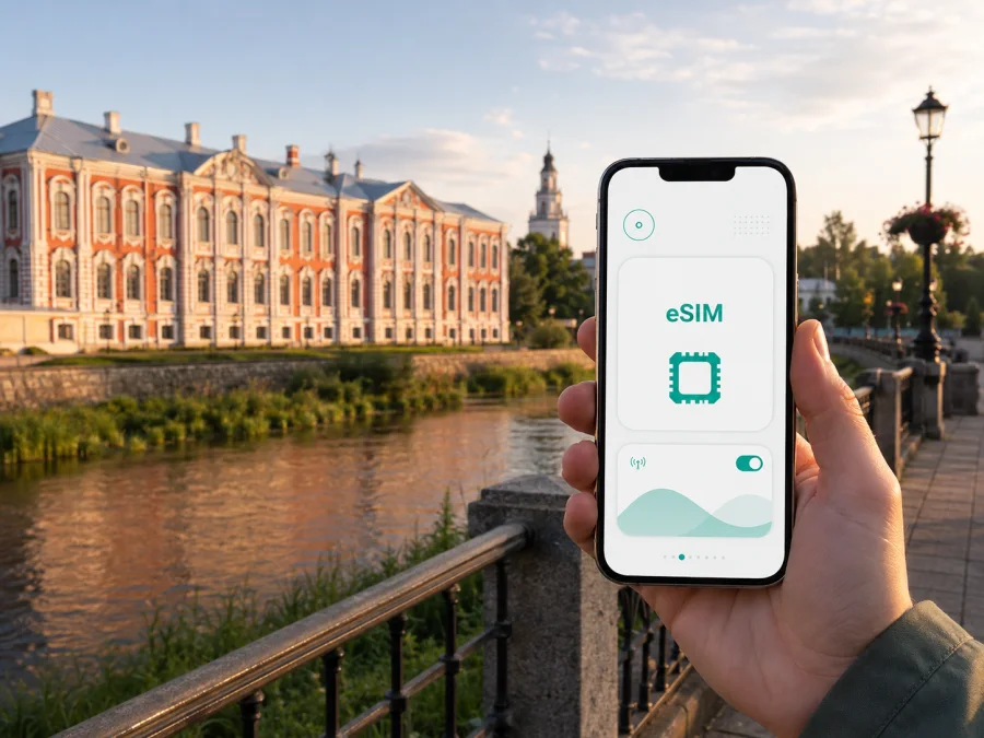 Jelgava eSIM: Mobil İnternet ve Bağlantı