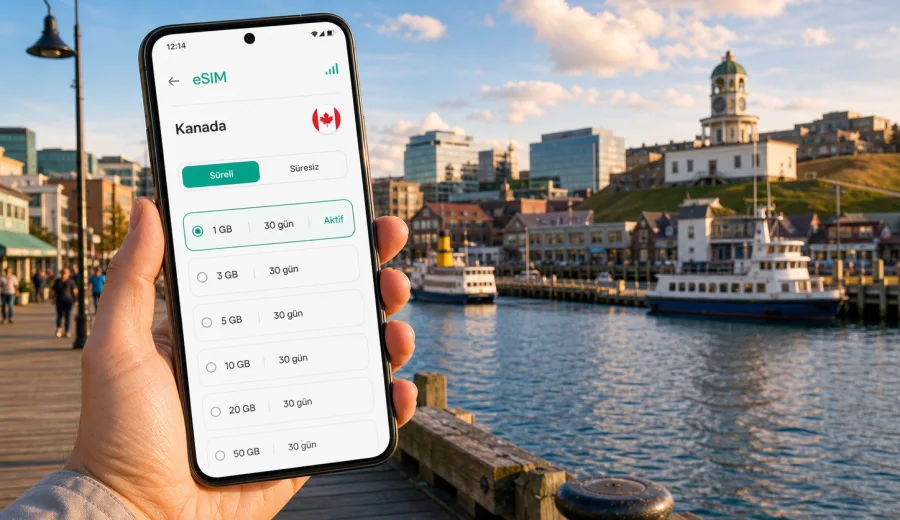 Halifax eSIM: mobil internet rehberi