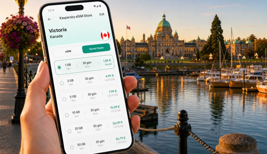 Victoria eSIM: mobil internet rehberi
