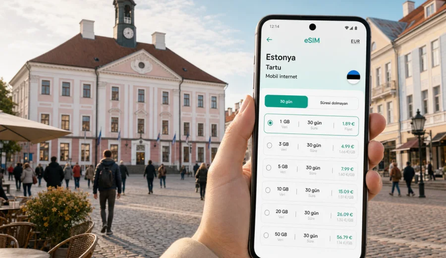 Tartu eSIM: mobil internet ve bağlantı rehberi