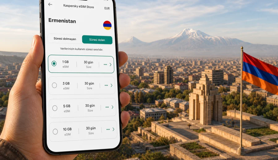 Ermenistan eSIM: mobil internet rehberi
