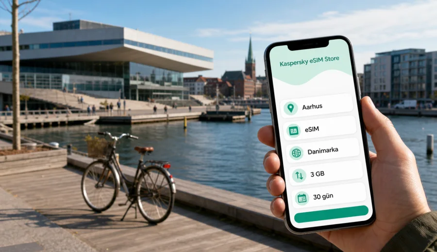 Aarhus eSIM: mobil internet rehberi