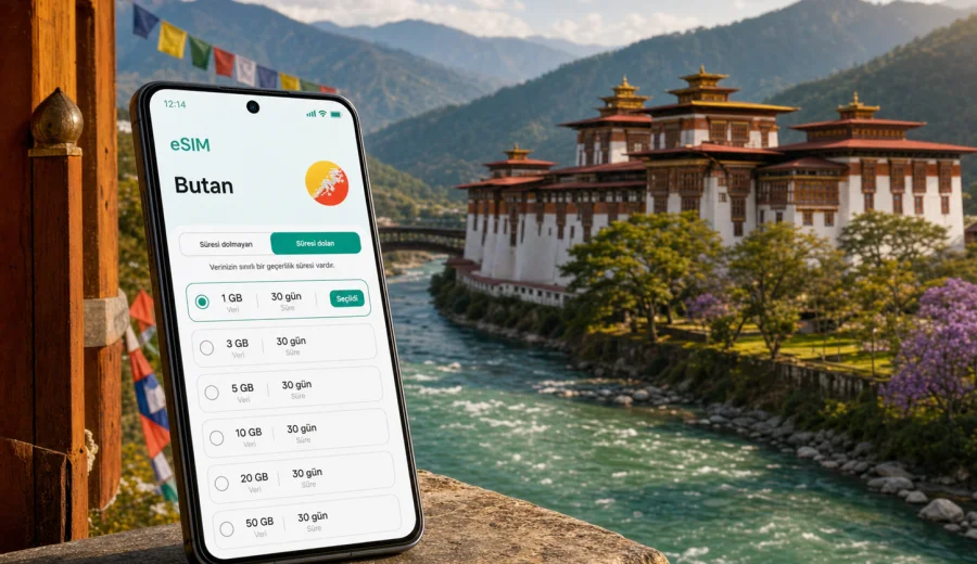 Punakha eSIM: mobil internet rehberi