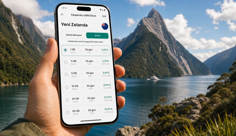 Yeni Zelanda eSIM: mobil internet rehberi