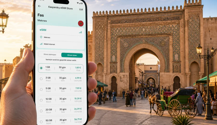 Meknes eSIM: mobil internet rehberi