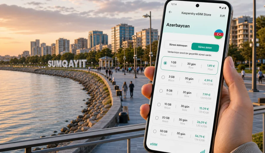 Sumgayıt eSIM: mobil internet rehberi