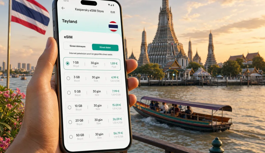 Tayland eSIM: mobil internet rehberi