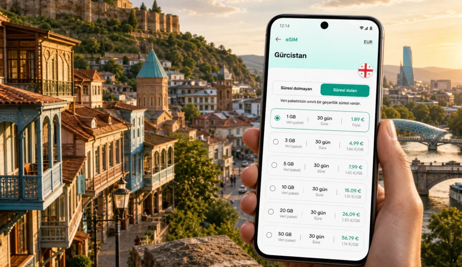 Tiflis eSIM: mobil bağlantı ve internet