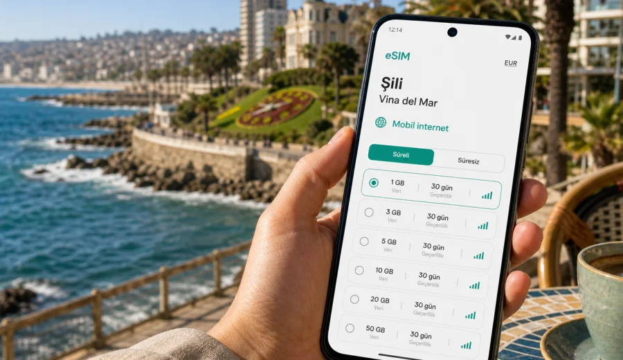 Vina del Mar eSIM ve mobil internet rehberi