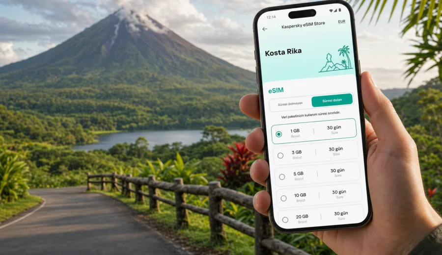 La Fortuna eSIM: mobil bağlantı ve internet