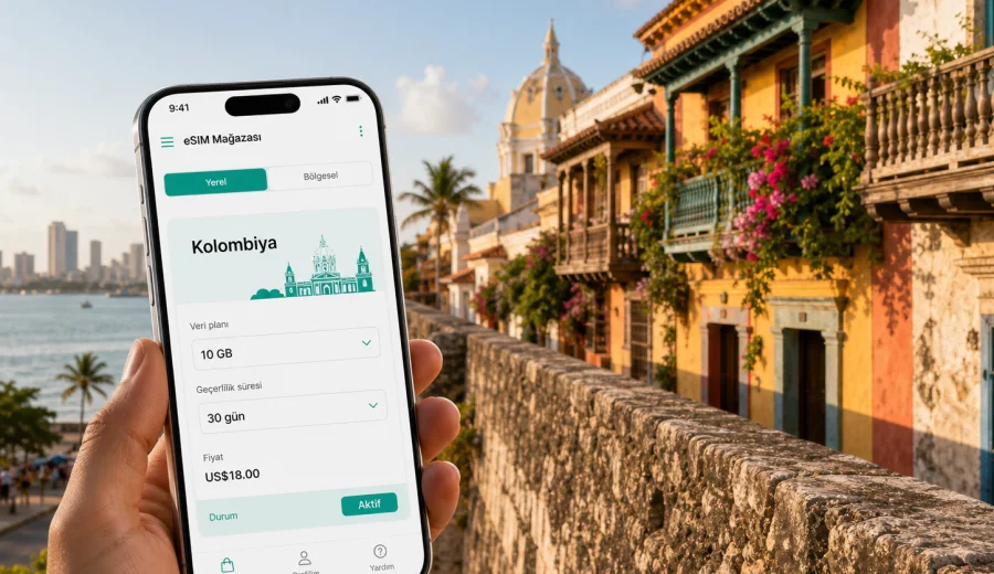Cartagena eSIM: mobil internet rehberi