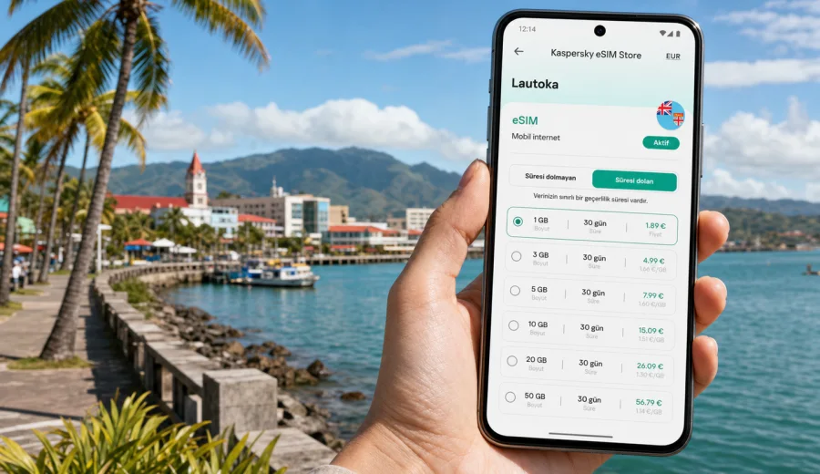 Lautoka eSIM: mobil internet rehberi