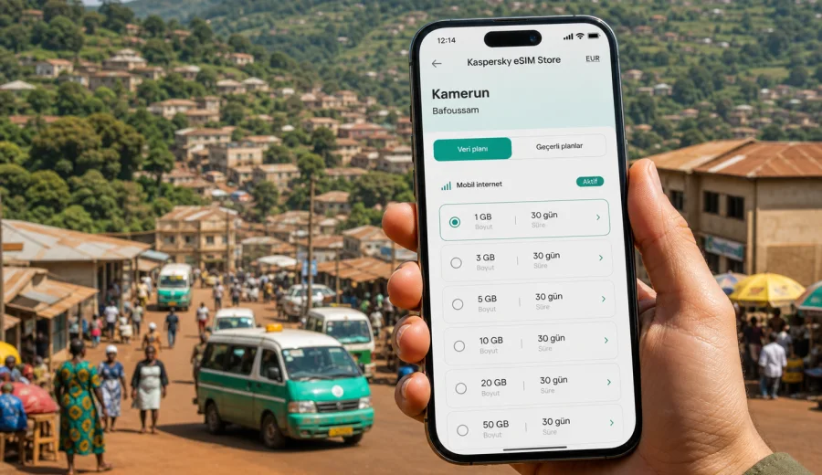 Bafoussam eSIM: mobil internet rehberi