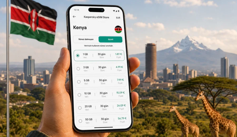 Kenya eSIM: mobil bağlantı ve internet