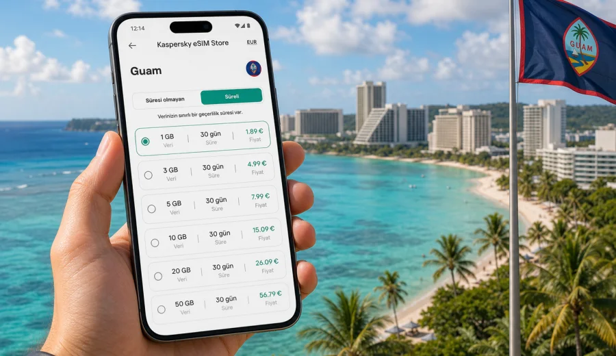 Guam eSIM: mobil bağlantı ve internet rehberi