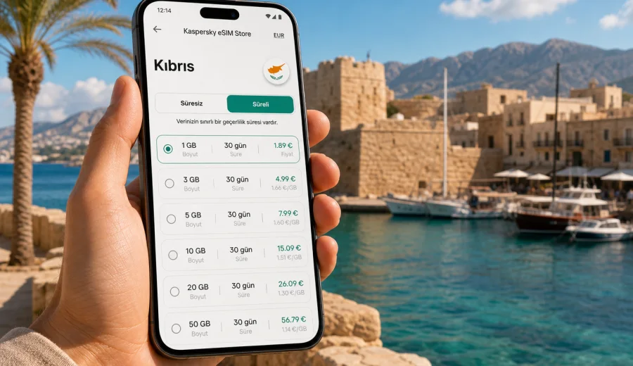 Kıbrıs eSIM: mobil internet rehberi