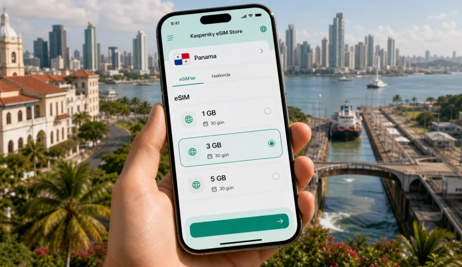 Panama eSIM: mobil internet ve bağlantı