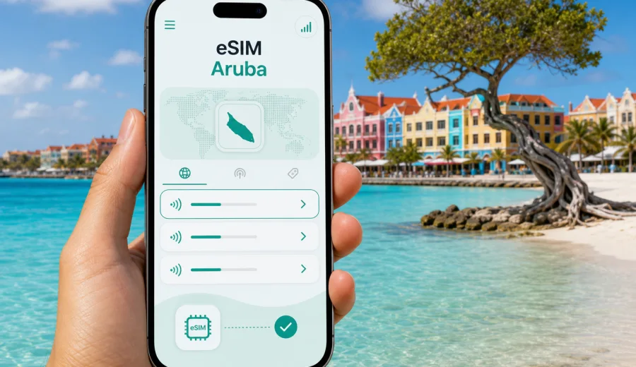Aruba eSIM: mobil internet rehberi