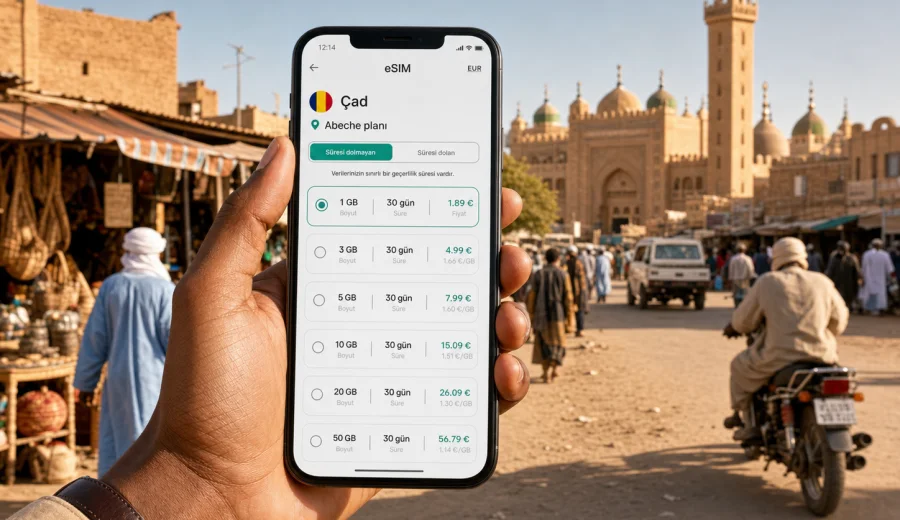 Abeche eSIM: mobil internet rehberi