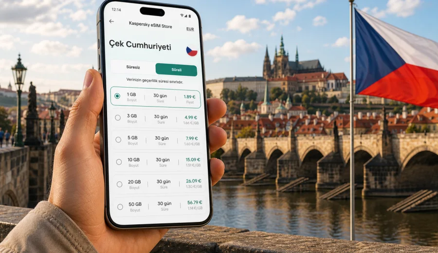 Çek Cumhuriyeti eSIM: mobil internet rehberi