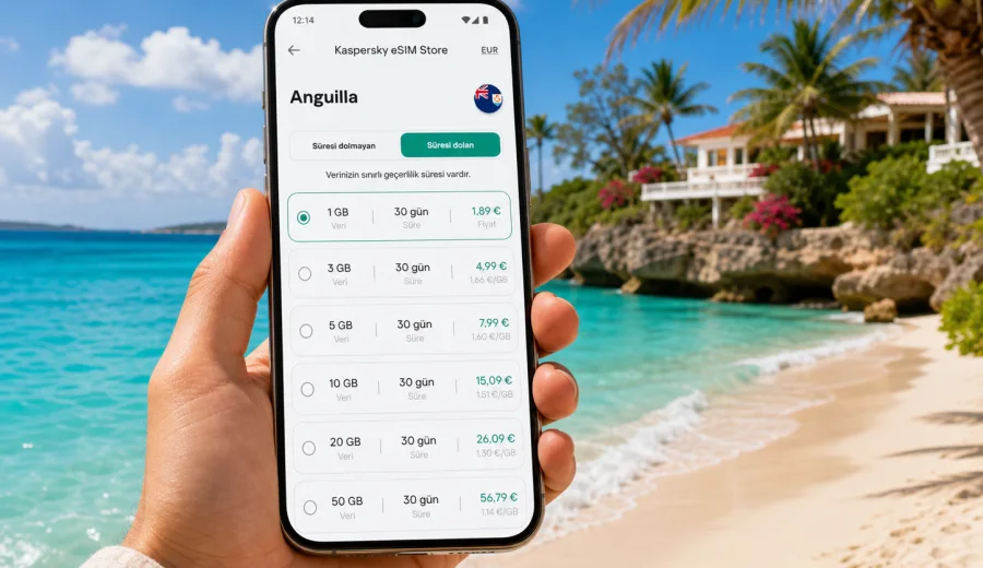 Anguilla eSIM: mobil internet rehberi