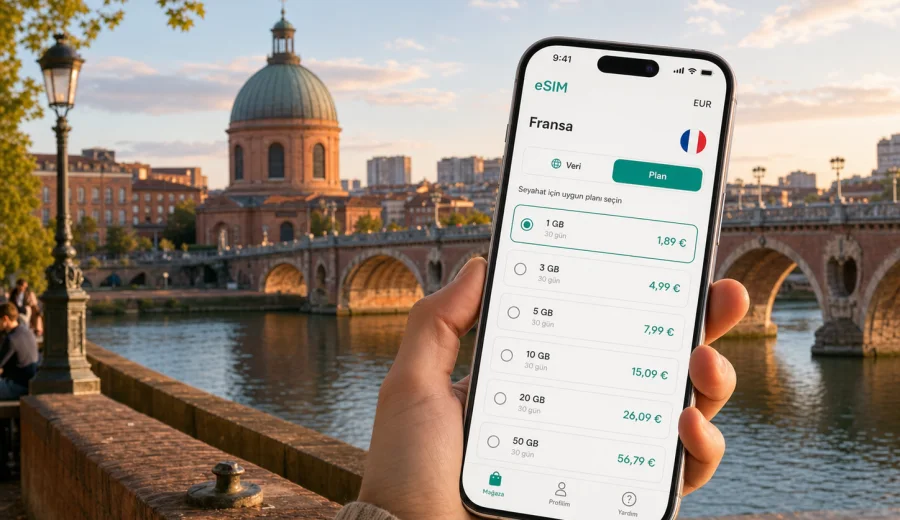 Toulouse eSIM: mobil internet rehberi