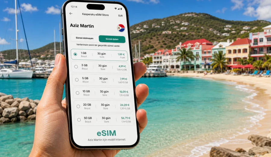 Aziz Martin eSIM: mobil bağlantı ve internet