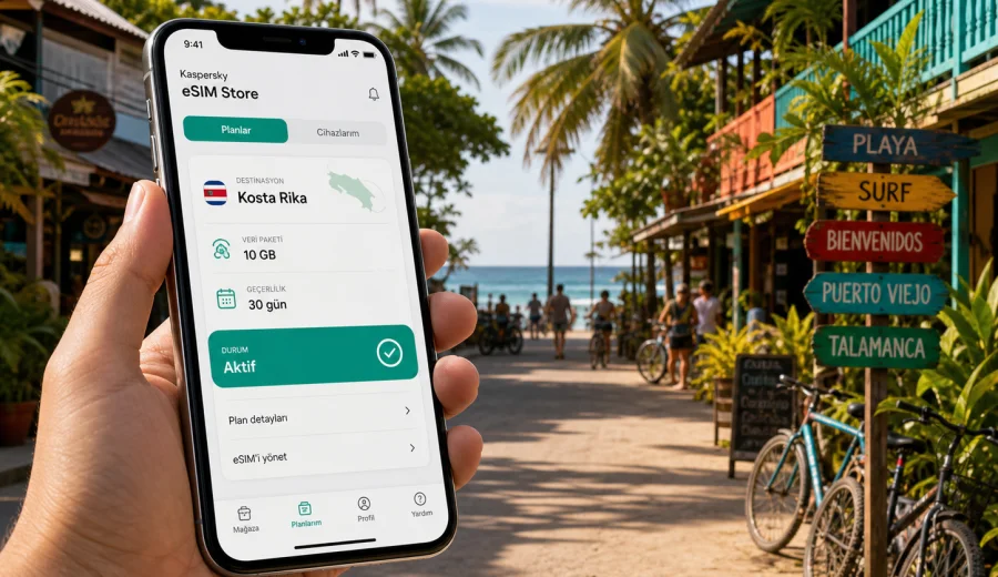 Puerto Viejo eSIM: mobil internet rehberi