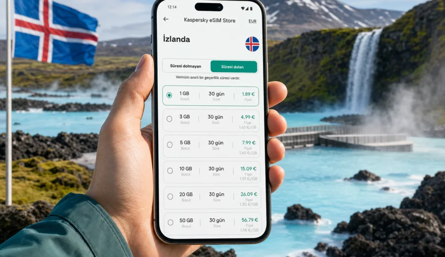 İzlanda eSIM: mobil internet rehberi