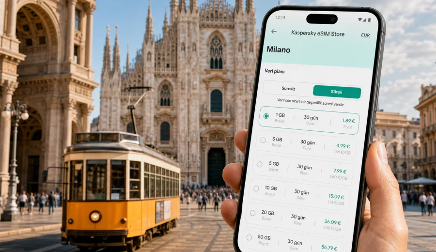 Milano eSIM rehberi: mobil internet