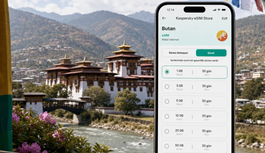 Thimphu eSIM: mobil internet rehberi