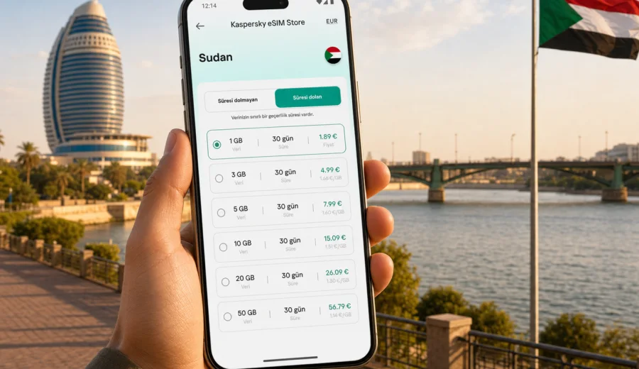 Sudan eSIM: mobil bağlantı ve internet