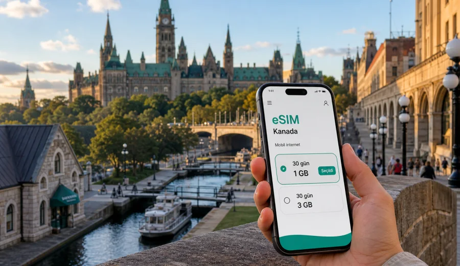 Ottawa eSIM: mobil internet rehberi