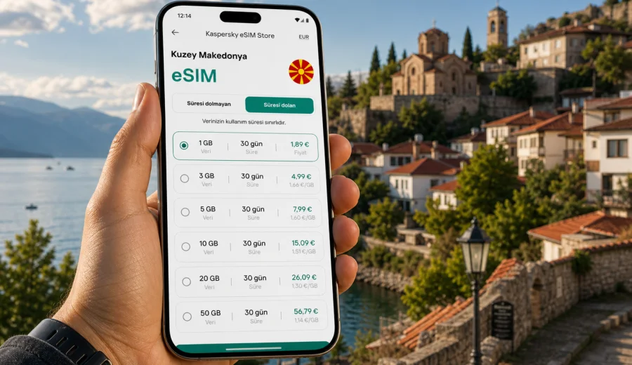 Kuzey Makedonya eSIM: mobil internet rehberi