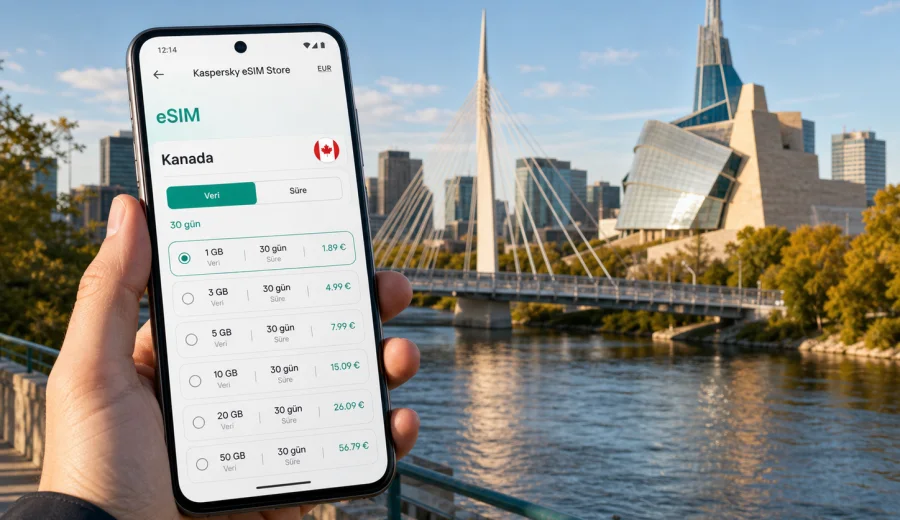 Winnipeg eSIM: mobil internet rehberi