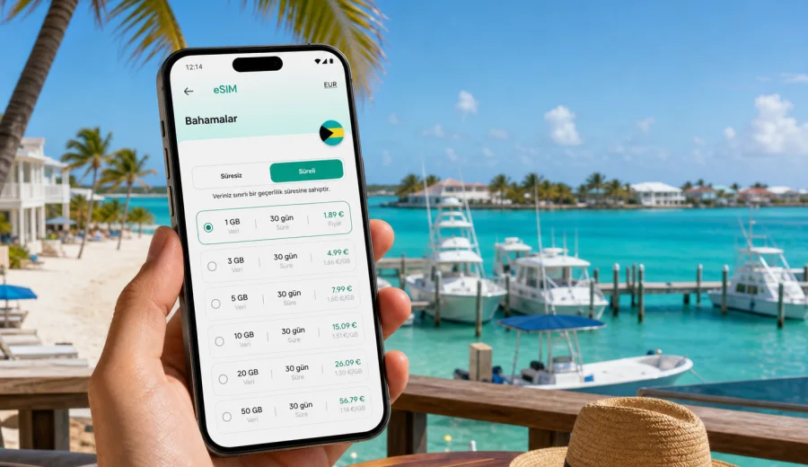 Treasure Cay eSIM ve Mobil İnternet Rehberi