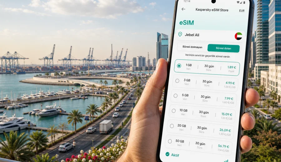 Jebel Ali eSIM: mobil internet rehberi