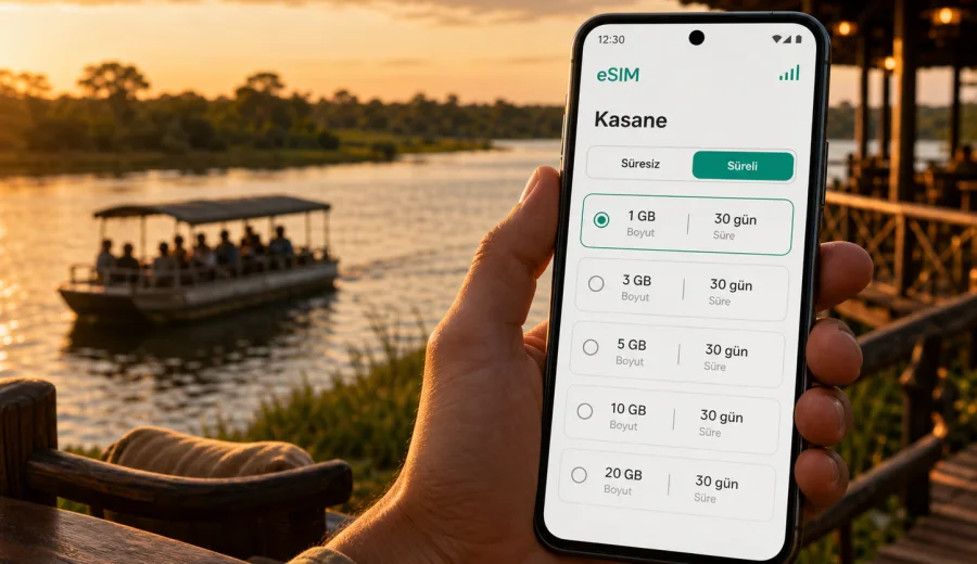 Kasane eSIM: mobil internet rehberi