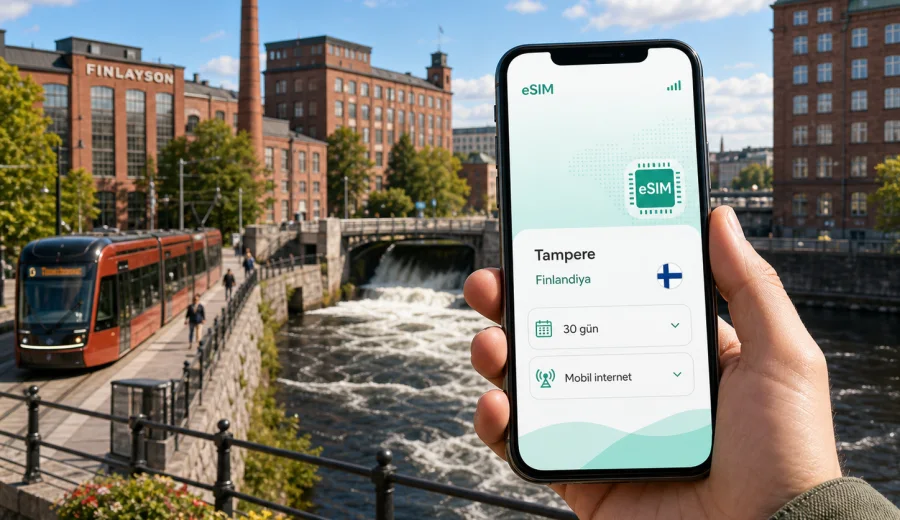 Tampere eSIM: mobil internet rehberi