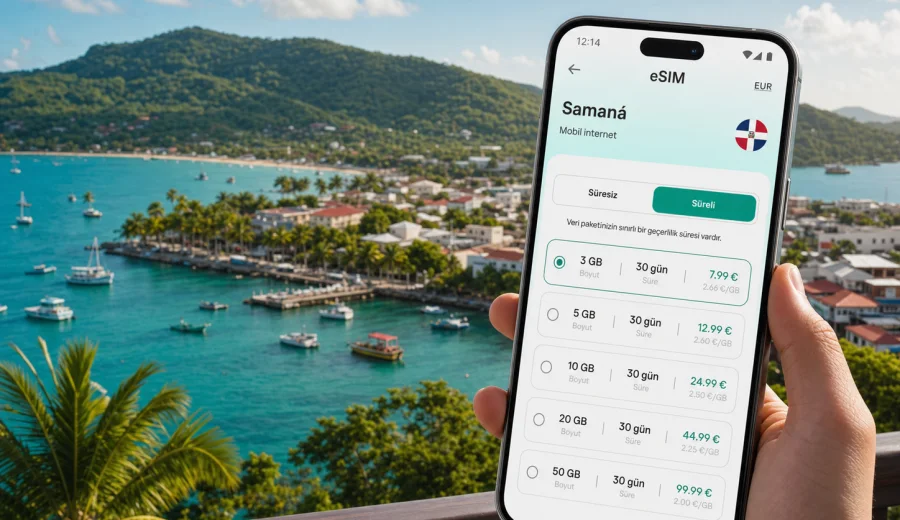 Samana eSIM: mobil internet rehberi