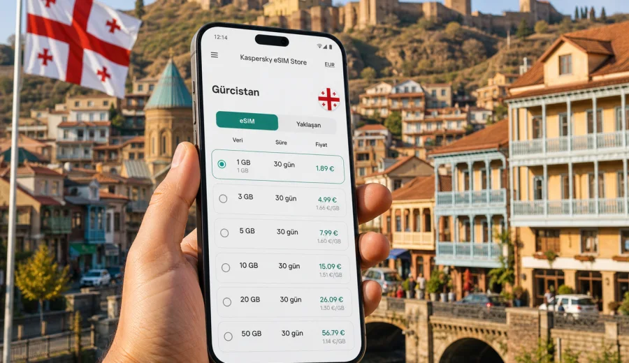 Gürcistan eSIM: mobil internet rehberi