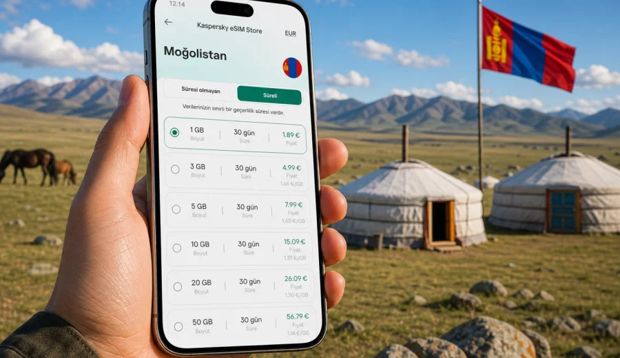 Moğolistan eSIM: mobil bağlantı ve internet